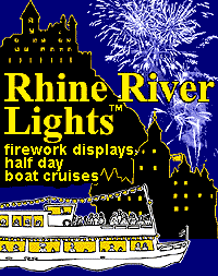 Rhine River Lights, firework displays, half day boat cruises